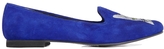 Thumbnail for your product : Park Lane Cat Detail Leather Flat Shoes