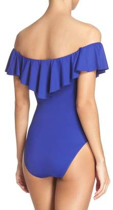 Trina Turk Off the Shoulder One-Piece Swimsuit