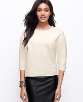 Thumbnail for your product : Ann Taylor Structured Pullover