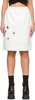 Thumbnail for your product : we11done White Sequin Midi Skirt