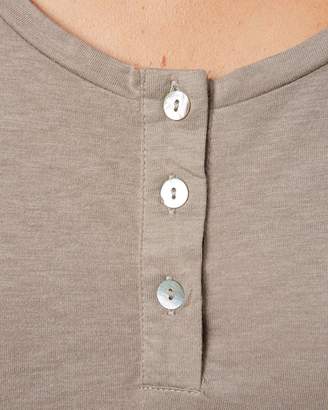 New Tee Ink Women's Vaycay Button Up Tee Dress Grey