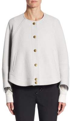Chloé Button Front Cropped Jacket