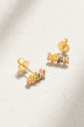 Suzanne Kalan 18-karat Gold Sapphire Earrings - one size