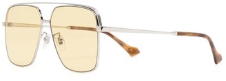 Gucci Eyewear Pilot-Frame Tinted Sunglasses