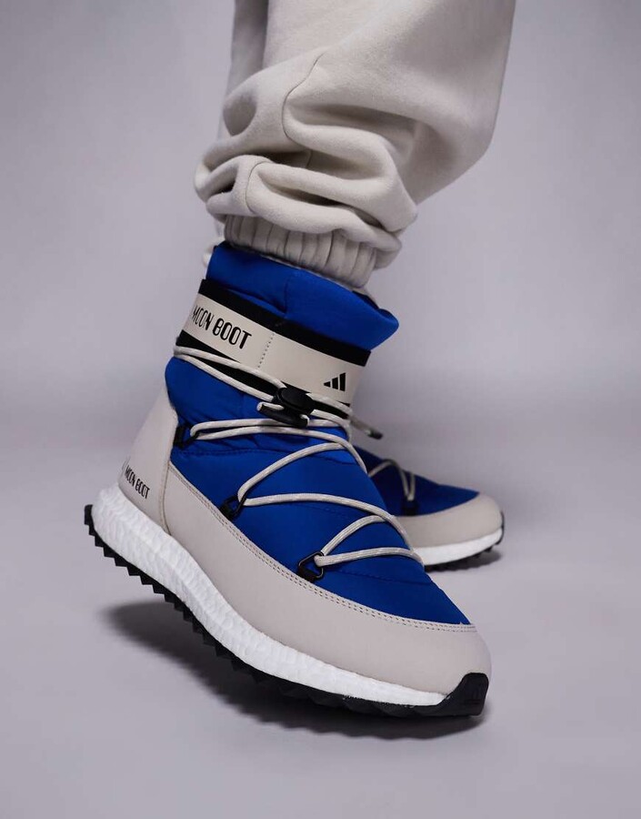 adidas x Moonboot Moonboost high in blue