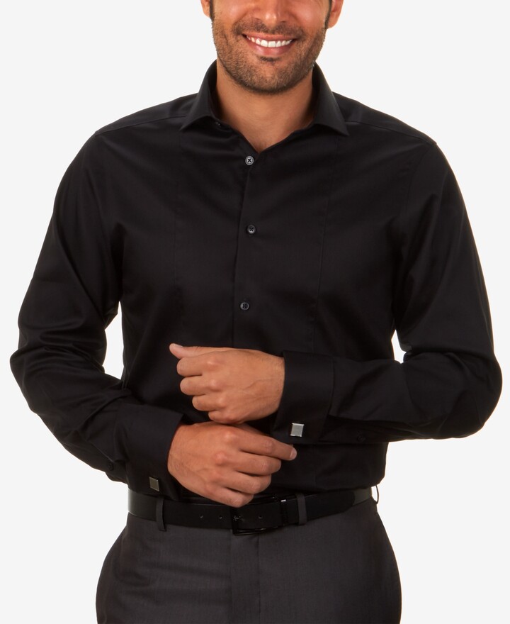 Black French Cuff Dress Shirt | Shop ...