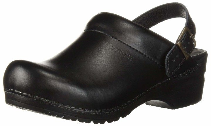 sanita black clogs