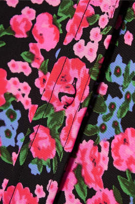 Marc Jacobs Floral-print Crepe De Chine Shirt - Pink