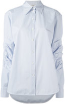Céline - chemise à manches froncées - women - coton - 40