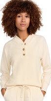 Thumbnail for your product : MWL by Madewell Textured Waffle V-Neck Henley Sweatshirt