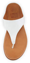 Thumbnail for your product : FitFlop Banda Snake-Embossed Thong Sandals