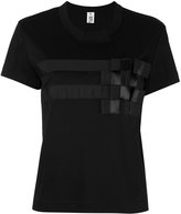 Comme Des Garçons Noir Kei Ninomiya - geometric print T-shirt - women - coton/Polyester - M