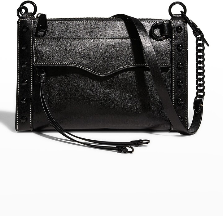 Rebecca Minkoff M.A.B Studded Leather Crossbody Bag ShopStyle