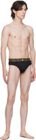 Thumbnail for your product : Versace Underwear Black Greca Border Swim Briefs