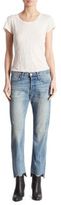 Thumbnail for your product : Current/Elliott The Crossover Cropped Step Hem Jeans