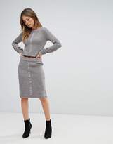 Thumbnail for your product : Bellfield Sanna Rib and Cable Mix Bodycon Skirt