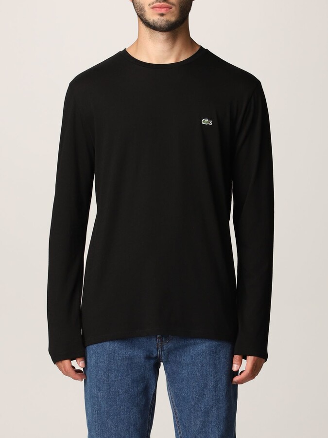 Lacoste Black Men's T-shirts | Shop the world's largest collection of  fashion | ShopStyle