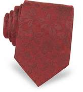 Thumbnail for your product : Forzieri Floral Pattern Woven Silk Men's Tie