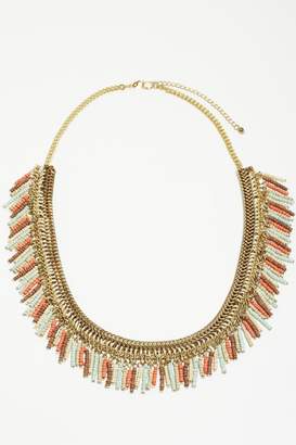 Fame Accessories Faded Fringe Necklace