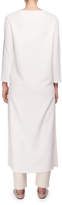Thumbnail for your product : The Row Nolia Long-Sleeve Dress w/ Side Slits