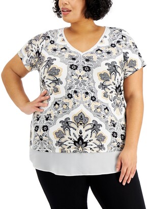 macys plus size dressy blouses