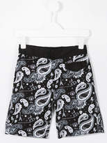 Thumbnail for your product : John Galliano paisley print swim shorts