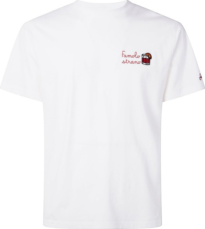 MC2 Saint Barth Famolo Strano Embroidered Classic Fit Jersey T-Shirt