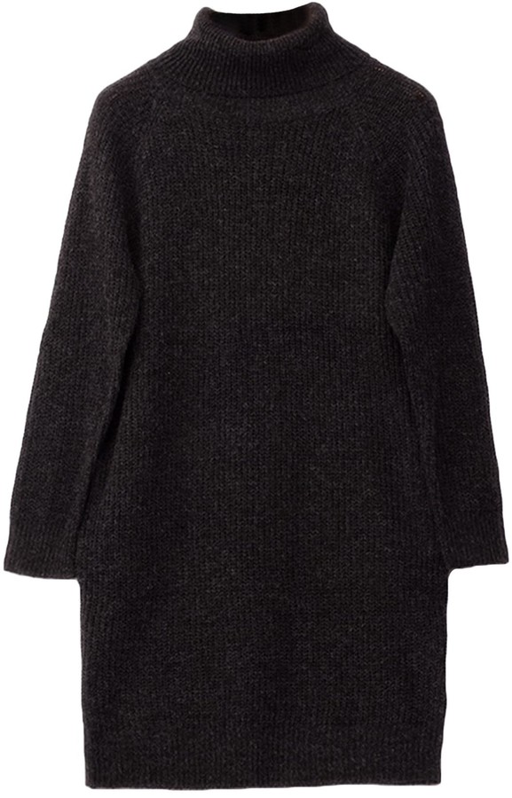 Goodnight Macaroon 'Tiffany' Turtleneck Long Sweater Dress with Pockets ...