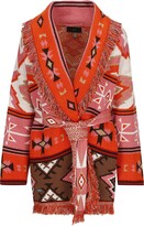 Thumbnail for your product : Alanui Desert Road Belted Cardigan