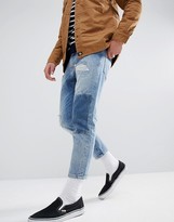 Thumbnail for your product : Just Junkies Cropped Patch Jean