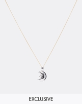 Thumbnail for your product : A. J. Morgan Bill Skinner Exclusive For ASOS Moon Necklace