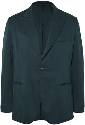 theory silk unstructured blazer