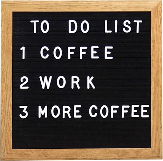 Pearhead Pet Natural Wood and Black Felt Letter Board Set