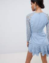 Thumbnail for your product : Keepsake lace ruffle mini dress