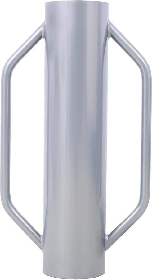 Tidoin 5.5 in. x 13 in. x 23.5 in. Metal Heavy Duty Fence Post with Handle for Installing Fence Post