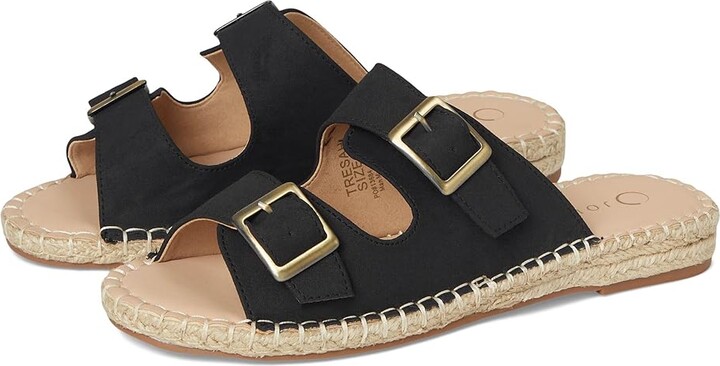 Journee Collection Tresah Women's Dress Sandals Black : 8 M, Faux Leather