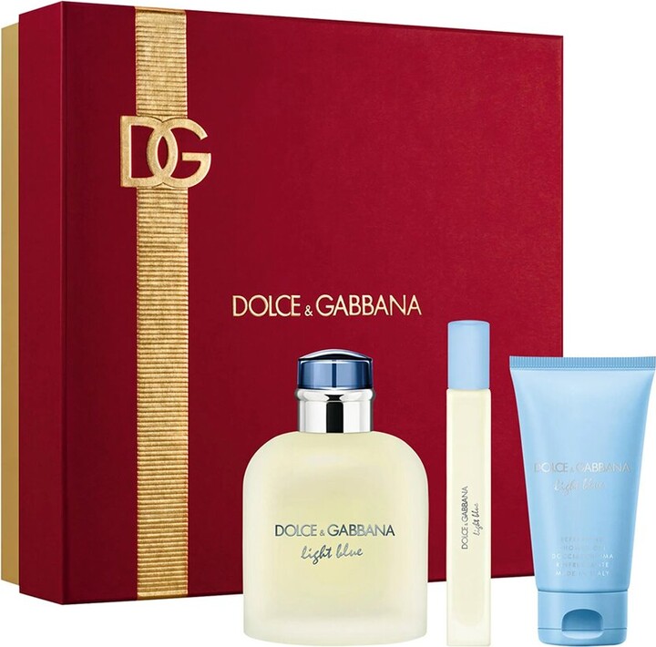 Dolce & Gabbana Men's Light Blue Pour Homme 3pc Set