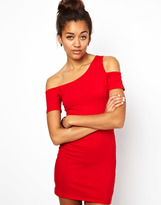 Thumbnail for your product : Motel Faye Dress With Asymmetric Strap