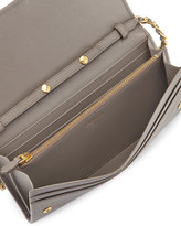 Thumbnail for your product : Prada Saffiano Wallet on a Chain, Gray (Argilla)