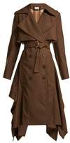 Thumbnail for your product : Chloé Wool Gabardine Trench Coat - Womens - Brown