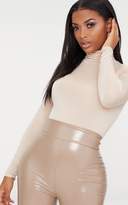 Thumbnail for your product : PrettyLittleThing Shape Nude Slinky Bodysuit