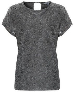 Dorothy Perkins Womens **Tall Silver Sequin Trim T