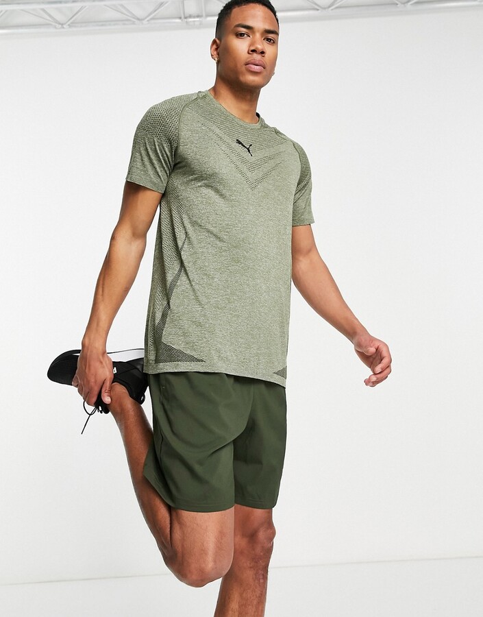 Puma t-shirt green - ShopStyle