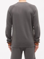 Thumbnail for your product : Paul Smith Artist-stripe Logo-patch Jersey T-shirt - Grey