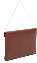 Thumbnail for your product : The Row Envelope Chain-handle Leather Clutch - Womens - Tan