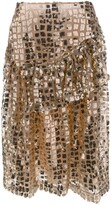 Thumbnail for your product : Simone Rocha Ruffled Sequin Skirt