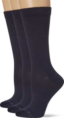 Hue Women's Compression Crew Sock 3 Pair Pack