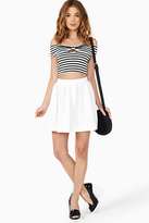 Thumbnail for your product : Nasty Gal Frenchie Stripe Crop Top