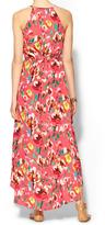 Thumbnail for your product : Collective Concepts Floral Maxi Side Tie Dress