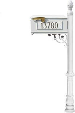 Qualarc Lewiston Locking Post Mounted Mailbox